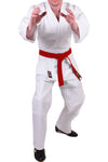 MAR-023 | White Lightweight Judo/Jiu-Jitsu Uniform for Beginner Students + FREE BELT