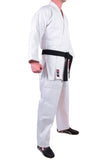 MAR-025 | Mediumweight White Judo/Jiu-Jitsu Uniform For Intermediate Students + FREE BELT