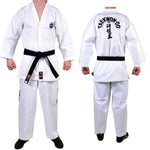 MAR-039 | White ITF Taekwondo Student Uniform + FREE BELT