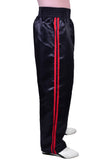 MAR-089E | Full Contact Black+Red Kickboxing & Freestyle Trousers