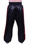 MAR-089E | Full Contact Black+Red Kickboxing & Freestyle Trousers