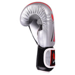 MAR-113A | Grey & Black Boxing/Kickboxing Competition Gloves