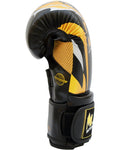 MAR-118B | Gold & Black Tiger Print Boxing & Kickboxing Gloves