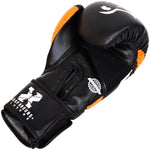 MAR-118C | Orange & Black Tiger Print Boxing & Kickboxing Gloves