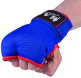 MAR-119C | Blue Hand Wrap Mitts w/ Padded Knuckles