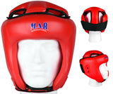 MAR-127A | Red Kickboxing/Boxing Head Guard For Training