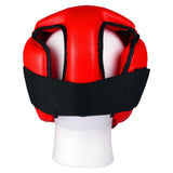 MAR-127A | Red Kickboxing/Boxing Head Guard For Training