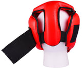 MAR-127A | Red Kickboxing/Boxing Head Guard For Training