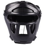 MAR-134B | Black Head Guard w/ Grill Mask For Training