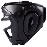 MAR-134B | Black Head Guard w/ Grill Mask For Training