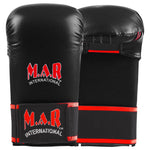 MAR-141A | Black Karate Gloves w/ Moulded Padding