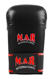 MAR-141A | Black Karate Gloves w/ Moulded Padding