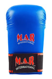 MAR-141B | Blue Karate Gloves w/ Moulded Padding