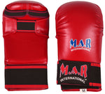 MAR-142B | Red Karate Gloves w/ Moulded Padding