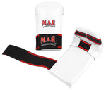 MAR-141D | White Karate Gloves w/ Moulded Padding