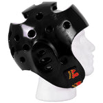 MAR-160B | Black Dipped Foam Martial Arts Head Guard