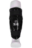 MAR-166B | Black Dipped Foam Double Layer Shin Guard