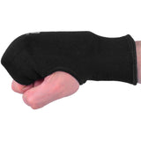 MAR-168B | Black Elasticated Fabric Mitts For Hand Protection