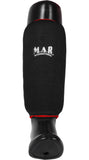 MAR-170B | Black Elasticated Fabric Shin Guard For Shin Protection