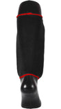 MAR-170B | Black Elasticated Fabric Shin Guard For Shin Protection