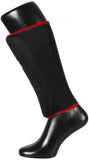 MAR-170B | Black Elasticated Fabric Shin Guard For Shin Protection