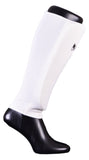 MAR-170A | White Elasticated Fabric Shin Guard For Shin Protection