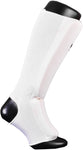 MAR-171A | White Elasticated Fabric Shin & Instep Guard