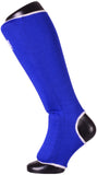 MAR-171D | Blue Elasticated Fabric Shin & Instep Guard