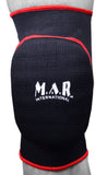 MAR-174B | Black Elasticated Fabric Knee Pads