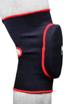 MAR-174B | Black Elasticated Fabric Knee Pads