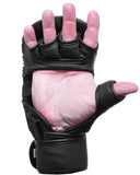 MAR-233C | Rex Leather Black Amateur MMA Gloves