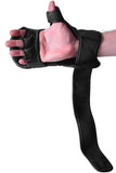 MAR-233C | Rex Leather Black Amateur MMA Gloves