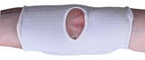 MAR-173A | White Elasticated Fabric Elbow Pads