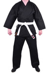 MAR-004A | Black Karate Student Uniform Gi (7.5oz Fabric) + FREE BELT