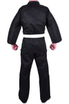 MAR-004A | Black Karate Student Uniform Gi (7.5oz Fabric) + FREE BELT