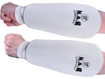 MAR-169A | White Elasticated Fabric Arm Guard For Arm Protection