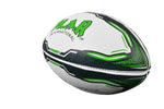 MAR-437B | Match Pro Green Rugby Training Ball - Size 5