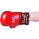 MAR-143B | Red Karate Gloves w/ Padded Thumb