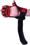 MAR-233D | Rex Leather Red Amateur MMA Gloves