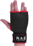 MAR-119A | Black Hand Wrap Mitts w/ Padded Knuckles