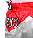 MAR-091H | Red & Black Kickboxing & Thai Boxing Shorts