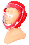 MAR-133A | Red Transparent Mask Head Guard