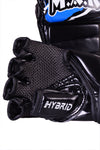 MAR-234F | Blue MMA Gloves Fingerless Combat Gloves with Thumb Design