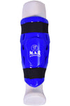 MAR-166C | Blue Dipped Foam Double Layer Shin Guard