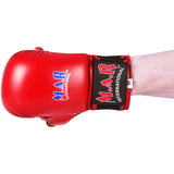 MAR-143B | Red Karate Gloves w/ Padded Thumb