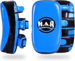 MAR-202F | Muay Thai Pad Curved Strike Shield Durable Microfiber Kick Pad  (Single)