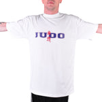 MAR-084H | White Round-Neck Judo T-Shirt (OD)