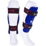 MAR-162C | Blue Dipped Foam Martial Arts Shin Guard