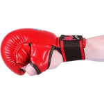 MAR-143B | Red Karate Gloves w/ Padded Thumb