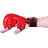 MAR-143B | Red Karate Gloves w/ Padded Thumb